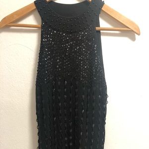 Black Embellished Blouse